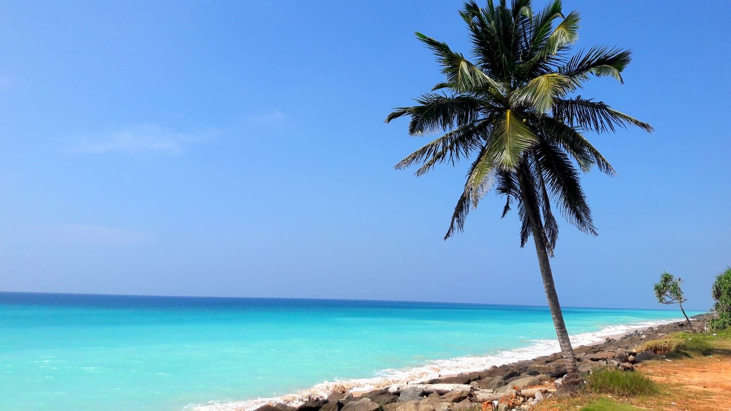 Unawatuna Beach near Galle, Sri Lanka