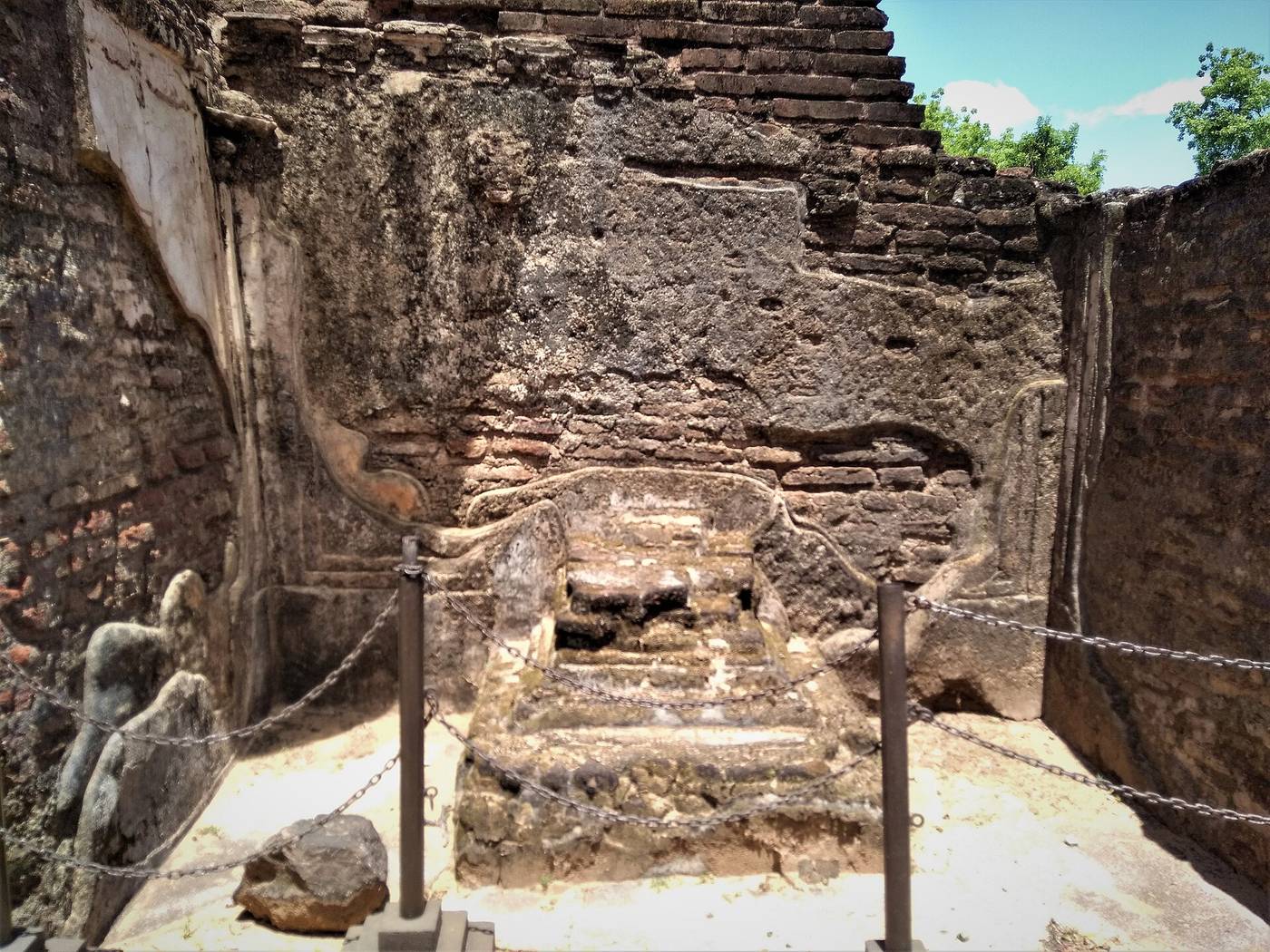 Ruins of the Royal Palace of King Parakramabahu at Polonnaruwa