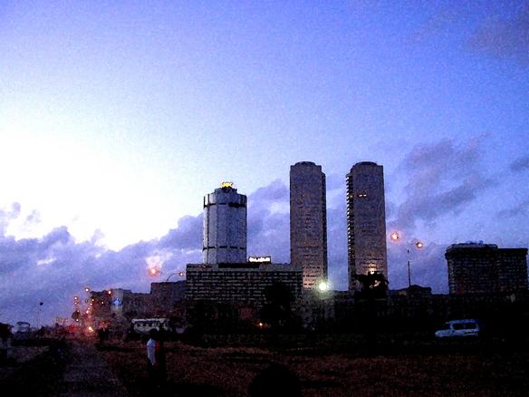 Colombo skyline, home base of Lanka Green Travel